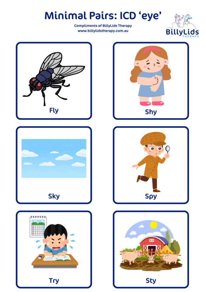Minimal Pairs - a Parent’s Guide 41 ICD Eye 3