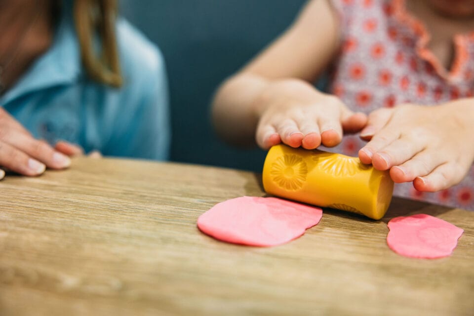 Rolling playdough