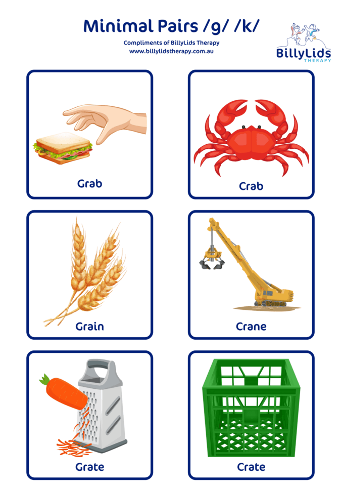 Minimal Pairs - a Parent’s Guide 35 g - k minimal pair download